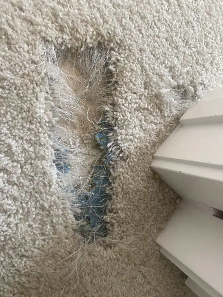 How to Fix a Hole in Carpet Without Extra Carpet