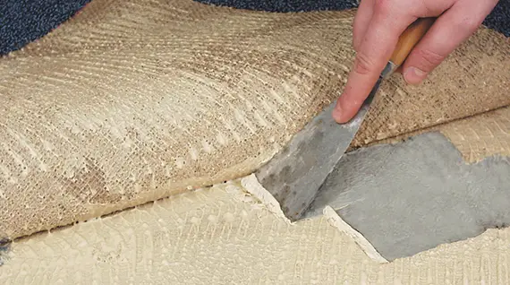 Fixing Frayed Carpet in Doorway