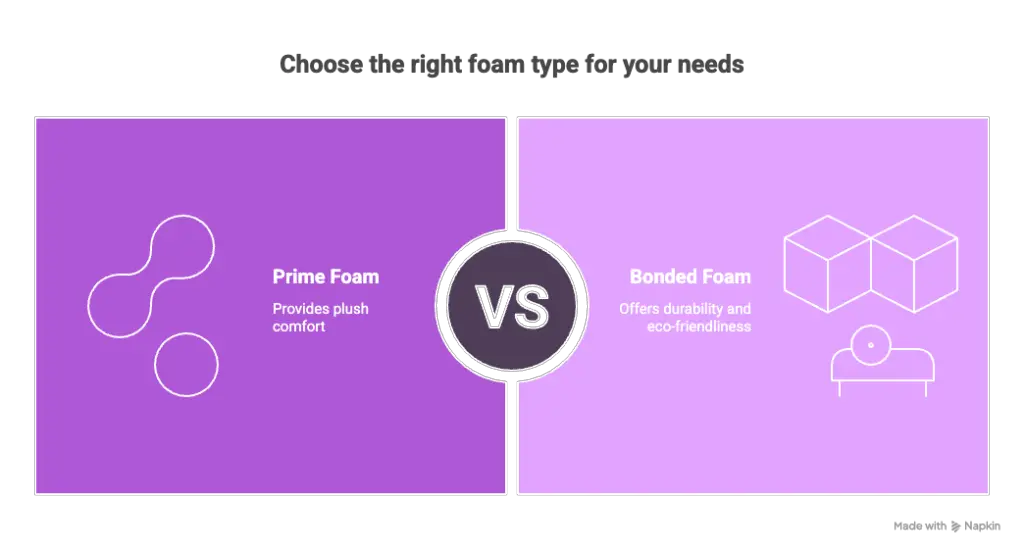 Prime Foam vs. Bonded Foam Comparison