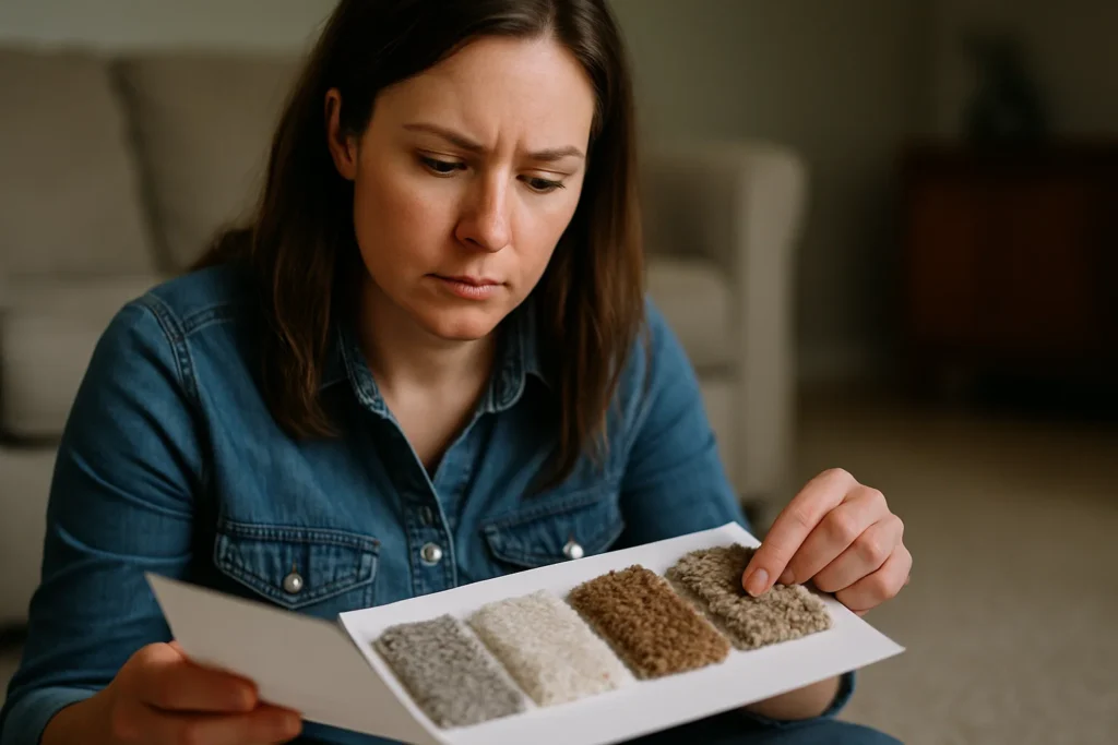 Type of carpet stays the cleanest