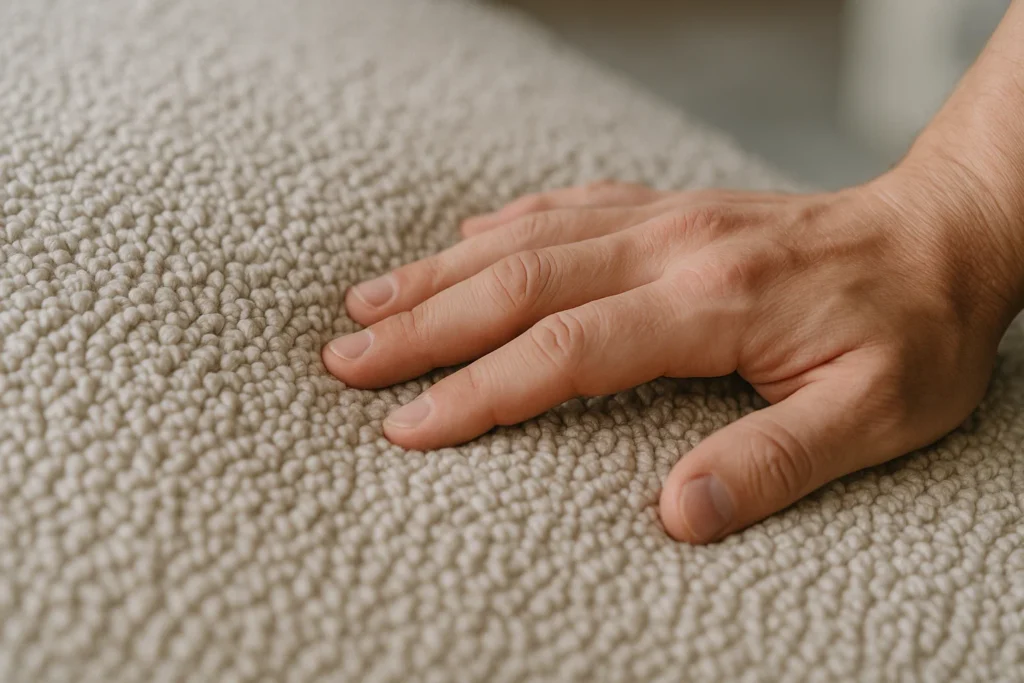 Type of carpet stays the cleanest