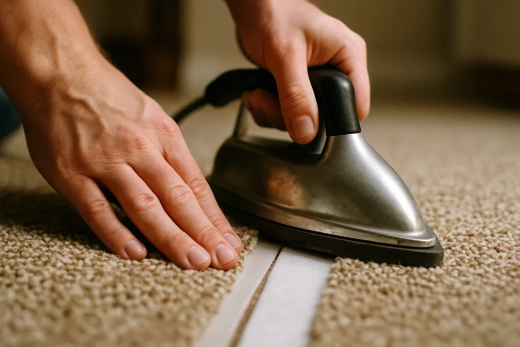 DIY Carpet Seam Repair