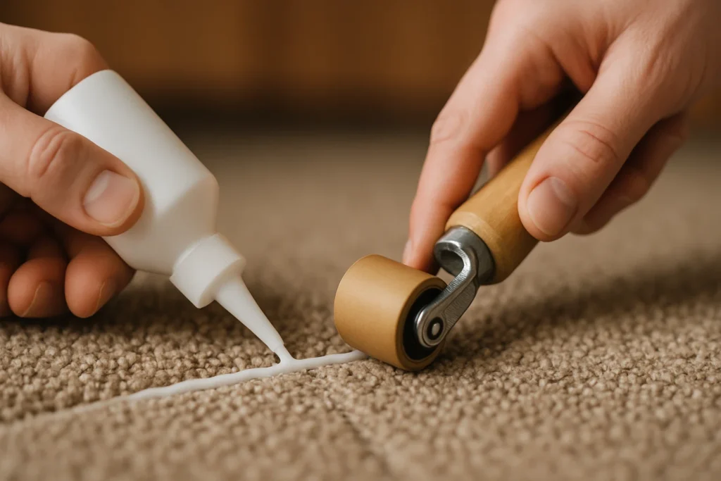 DIY Carpet Seam Repair