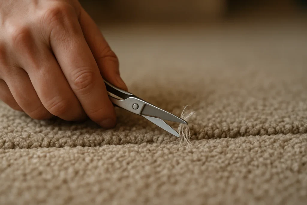 DIY Carpet Seam Repair