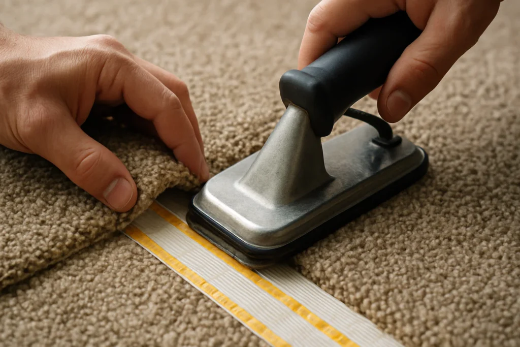 DIY Carpet Seam Repair